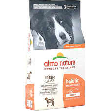 Сухой корм для собак Almo Nature Holistic Dog M для взрослых собак средних пород со свежим ягненком 12 кг