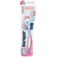 Зубная щетка BioRepair Совершенная чистка Ультрамягкая для защиты десен Розовая (45910)