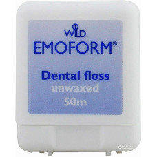 Зубной флосс Dr. Wild Emoform не вощенный тонкий 50 м (44959)
