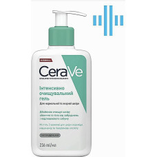 Интенсивно очищающий гель CeraVe для нормальной и жирной кожи лица и тела 236 мл (43207)