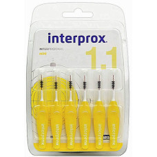 Щетки Dentaid Interprox 4G Mini для межзубных промежутков 1.1 мм 6 шт. (44722)