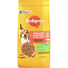 Сухой корм для взрослых собак малых пород Pedigree с говядиной и овочами 12кг