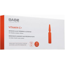 Ампулы-концетрат Babe Laboratorios Vitamin C+ для депигментации с антиоксидантным эффектом 10 x 2 мл (43702)