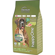 Премиум корм для пожилых и малоактивных собак happyOne Premium Dog Light & Senior Fresh Meat со свежим мясом 4 кг
