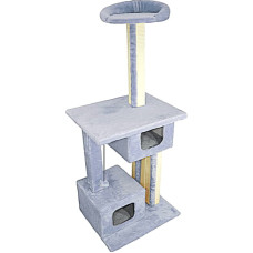 Дряпка Lucky Pet дом Говерла мех 54x54x129 см Серая