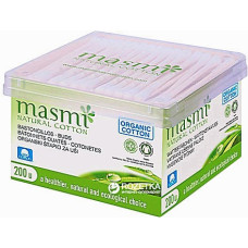 Палочки гигиенические Masmi Organic 200 шт. (50470)