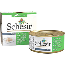 Влажный корм для собак Schesir Chicken Fillet филе курицы 150 г