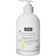 Жидкое крем-мыло для рук Eva Natura с витамином Е и D-пантенолом гипоаллергенное 500 мл (47792)
