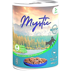 Влажный корм Mystic для собаки кусочки ягненка в желе 400 г