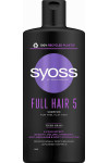 Шампунь SYOSS Full Hair 5 с тигровой травой для тонких волос без объема 440 мл (39581)
