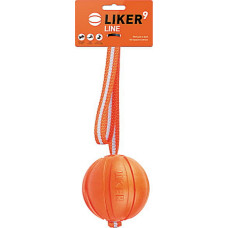 Игрушка для собак Liker Line Мячик с лентой 9 см