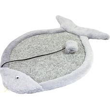 Когтеточка-коврик Lucky Pet тканевая "Карась" 30х44 см