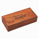 Роликовый Массажёр - Белый Нефрит + Подарочная коробка из дерева - Коричневая (39824)