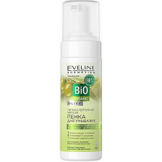 Гипоаллергенная мягкая пенка для умывания Eveline Cosmetics Bio Organic Olive Cleansing Foam 150 мл (43332)