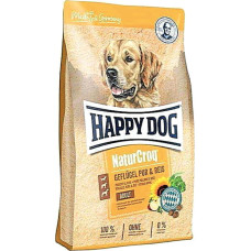 Happy Dog Naturcroq Geflugel Reis Сухой корм для взрослых собак с птицей и рисом 15 кг