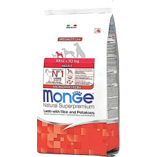 Сухой корм для собак Monge Dog Mini Adult Ягненок/рис/картофель 7.5 кг