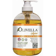 Жидкое мыло для лица и тела на основе оливкового масла Olivella Абрикос 500 мл (49366)