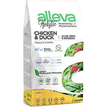 Сухой корм для собак Alleva Holistic Puppy/Junior ChickeN&Duck Mini 2 кг P00223