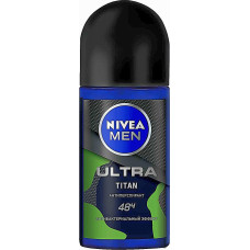 Антиперспирант Nivea Men Ultra Titan с черным углем 50 мл (49289)