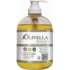 Жидкое мыло для лица и тела, для чувствительной кожи, не ароматизированное, на основе оливкового масла Olivella 500 мл (49362)