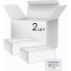 Упаковка антибактериальных влажных салфеток PRO service для рук и лица 2 пачки по 80 шт. (50400)