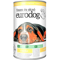 Консерва для собак EuroDog с курицей 1240 г