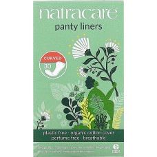 Ежедневные прокладки Natracare Заокругленные (Panty Liners Curved) из органического хлопка 30 шт. (50536)