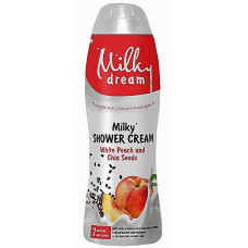 Крем-гель для душа Milky Dream Белый персик и Семена чиа 500 мл (48977)