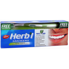 Зубная паста Dabur Herb'l Для курящих 150 г + щетка (46424)
