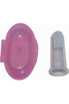 Зубная щетка для зубов и десен Lindo PK 073 в футляре Розовая (46111)