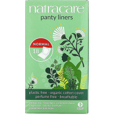 Ежедневные прокладки Natracare Норма (Ultra Thin Panty Liners) из органического хлопка 18 шт. (50585)