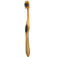 Зубная щетка Colgate 360° Золотая с древесным углем мягкая Черная (45943)