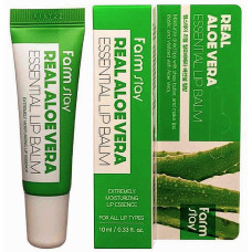 Увлажняющий бальзам FarmStay Real Aloe Vera Essential Lip Balm с соком алоэ 10 мл (39911)