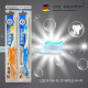 Набор детских зубных щеток Das Experten Kinder soft Дельфин 1+ Голубая и Оранжевая 2 шт. (46006)