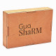 Скребок ГуаШа Сердце - Обсидиан + Подарочная коробка из дерева - Лакированная (39813)
