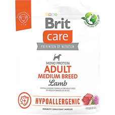 Корм для собак средних пород Brit Care Dog Hypoallergenic Adult Medium Breed гипоаллергенный с ягненком 1 кг