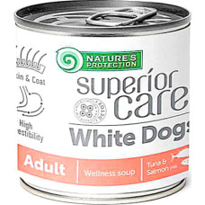 Суп для собак с белой окраской шерсти Natures Protection Superior Care White Dogs All Breeds Adult Salmon and