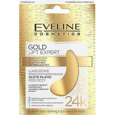 Эксклюзивные золотые патчи Eveline Gold Lift Expert против морщин под глазами (42750)