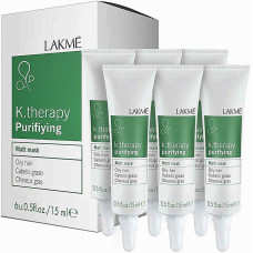 Маска Lakme K. Therapy Purifying Matt Mask Oily Hair для жирных волос с матирующим эффектом 15 мл х 6 шт. (37139)