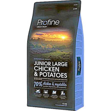 Profine Junior Large Chiken Potatoes Сухой корм для щенков крупных пород с курицей и картофелем 15 кг