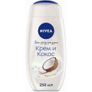 Крем-гель для душа Nivea Кокос с экстрактом кокоса и маслом жожоба 250 мл (49271)