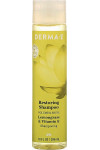 Восстанавливающий шампунь Derma E с маслом лемонграсса и витамином Е 296 мл (38573)