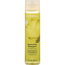 Восстанавливающий шампунь Derma E с маслом лемонграсса и витамином Е 296 мл (38573)