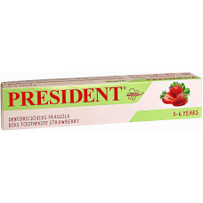 Детская зубная паста President Kids Strawberry от 3 до 6 лет 50 мл (45716)