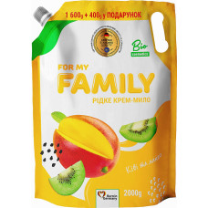 Жидкое крем-мыло Family Киви и манго 2 л (47807)