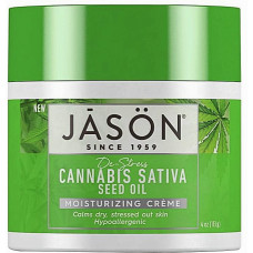 Анти-стресс ультраувлажняющий крем Jason для сухой кожи с маслом семян конопли 113 г (40969)