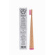 Viktoriz Premium. Бамбуковая зубная щетка. Ультра мягкая жесткость Розовая (46402)