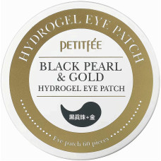 Гидрогелевые патчи для глаз Petitfee Black Pearl Gold Hydrogel Eye Patch Жемчуг-Золото 60 шт. (42829)