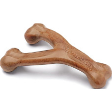 Игрушка Benebone Wishbone Bacon крепкая для грызения Рычаг со вкусом бекона размер LARGE для собак весом до 40 кг