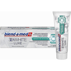 Зубная паста Blend-a-med 3D White Luxe Совершенство интенсивного действия 75 мл (45160)